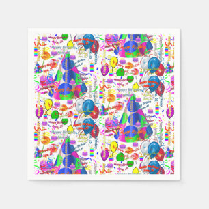 Papier Napkins June, 25 Birthday Servet