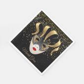 Papier Napkins Mardi Gras Servet (Hoek)