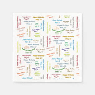 Papier Napkins May, 12-jarig Servet