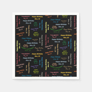 Papier Napkins November, 22 zondag Servet