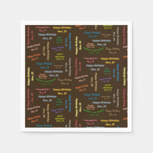 Papier Napkins November, 29 zondag Servet