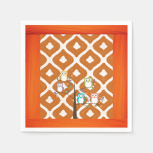 Papier Napkins Owl Servet