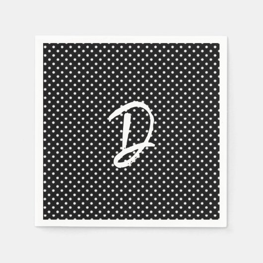 Papier Napkins Polkadot Servet (Voorkant)