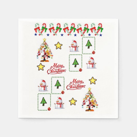 Papier Napkins Servet (Voorkant)