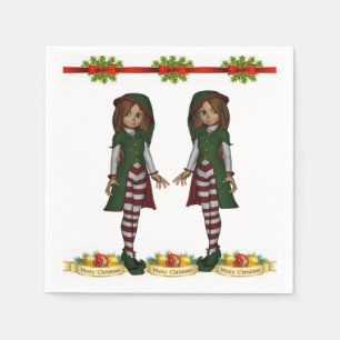 Papier Napkins Servet