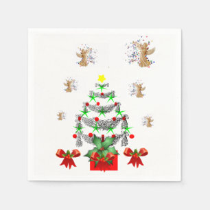 Papier Napkins Servet