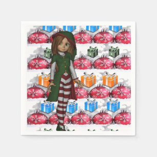 Papier Napkins Servet