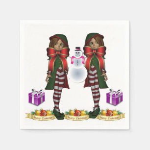 Papier Napkins Servet