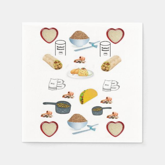 Papier Napkins Servetten (Voorkant)