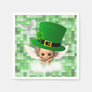 Papier Napkins St. Patrick's Day Angel Servet