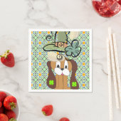 Papier Napkins St. Patrick's Day Dog Servet (Insitu)