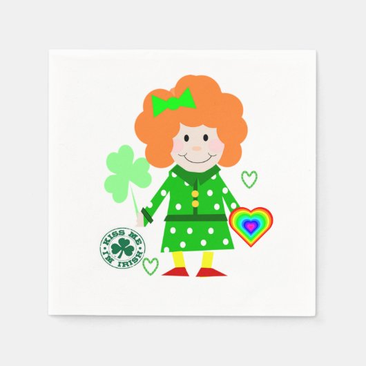Papier Napkins St. Patrick's Day Servet (Voorkant)