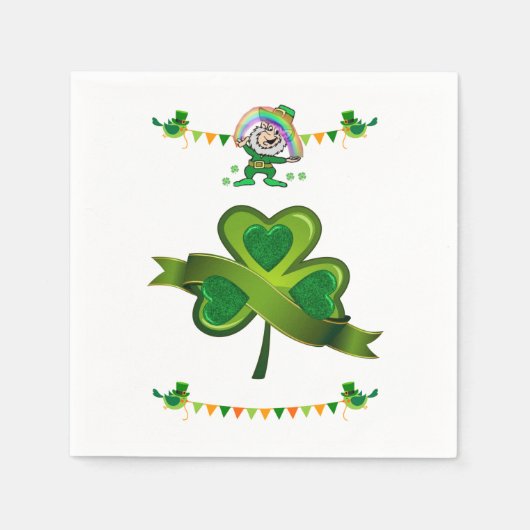 Papier Napkins St. Patrick's Day Servet (Voorkant)