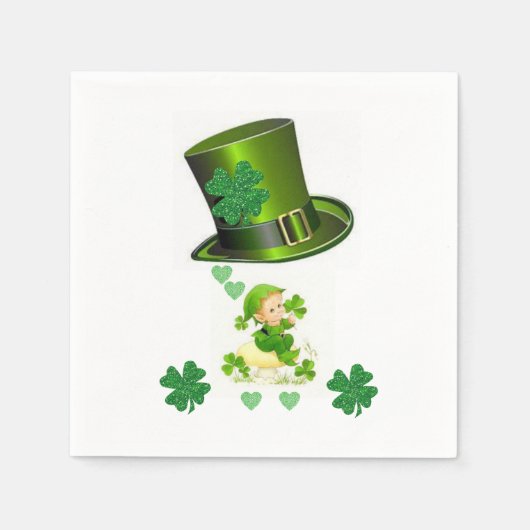 Papier Napkins St. Patrick's Day Servet (Voorkant)