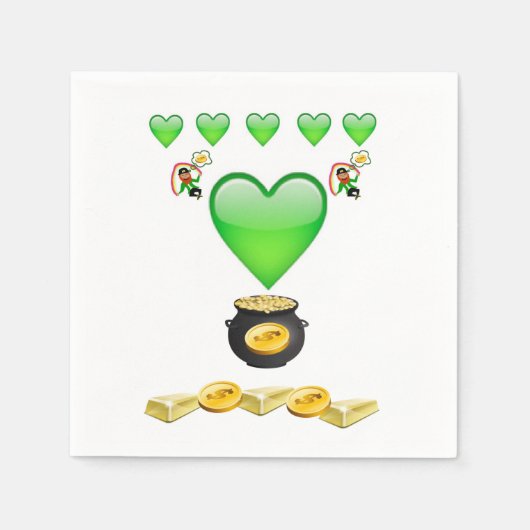Papier Napkins St. Patrick's Day Servet (Voorkant)