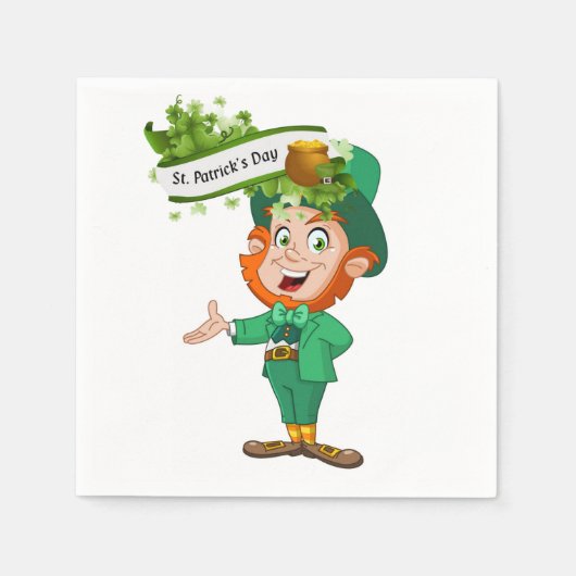 Papier Napkins St. Patrick's Day Servet (Voorkant)