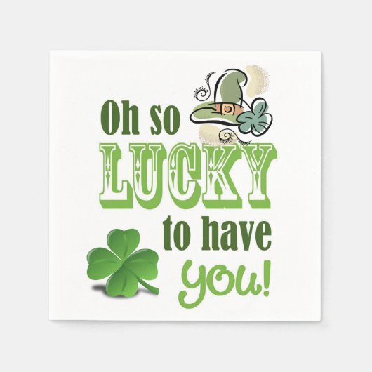 Papier Napkins St. Patrick's Day Servet (Voorkant)