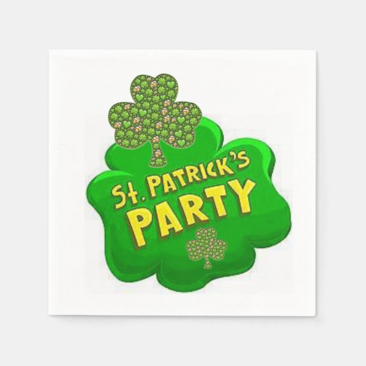 Papier Napkins St. Patrick's Day Servet (Voorkant)