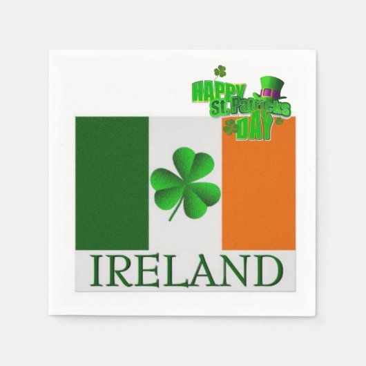 Papier Napkins St. Patrick's Day Servet (Voorkant)