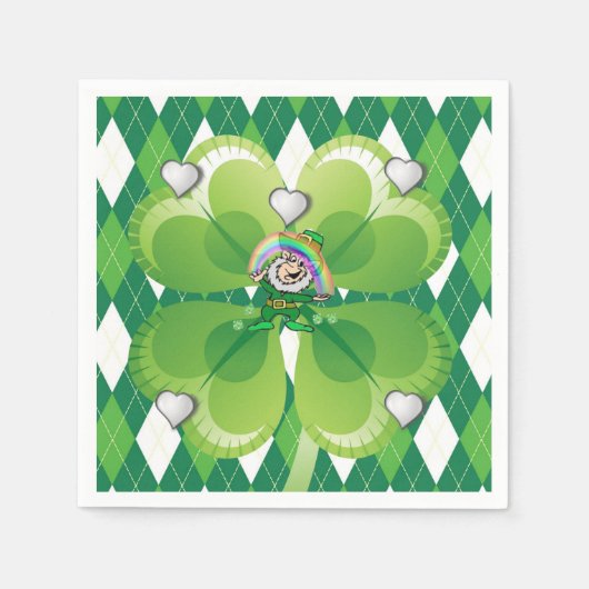 Papier Napkins St. Patrick's Day Servet (Voorkant)