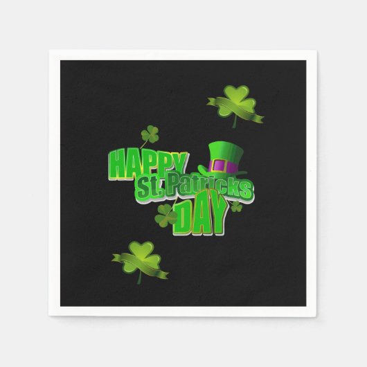 Papier Napkins St. Patrick's Day Servet (Voorkant)