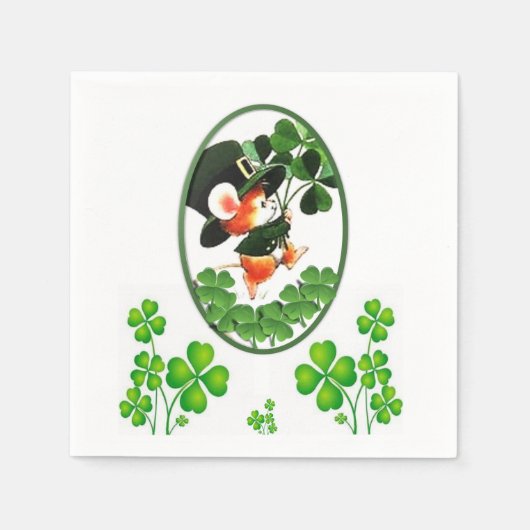 Papier Napkins St. Patrick's Day Servet (Voorkant)