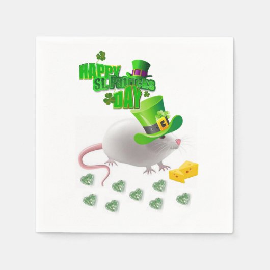 Papier Napkins St. Patrick's Day Servet (Voorkant)