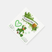 Papier Napkins St. Patrick's Day Servet (Hoek)
