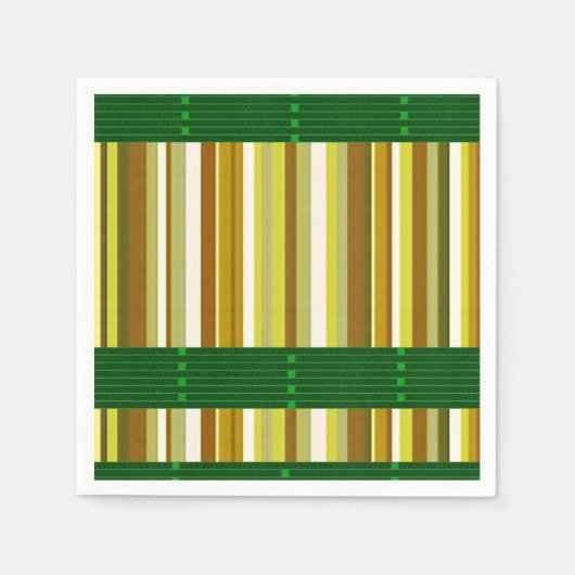 Papier Napkins Stripe Servet (Voorkant)