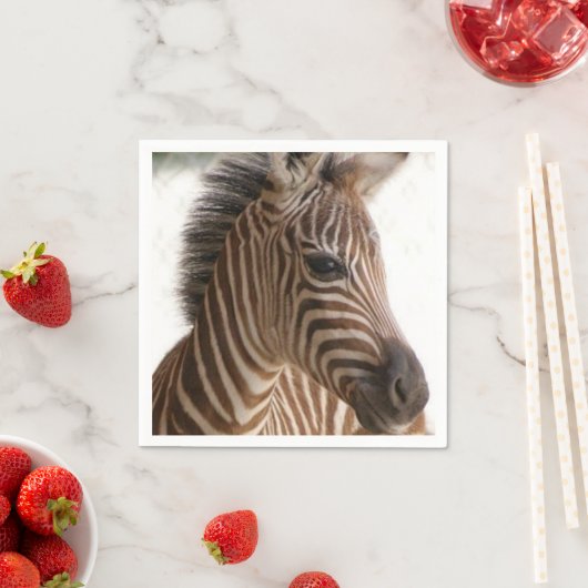 Papier Napkins, Zebra Servet (Insitu)