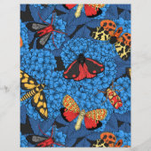 Papier Nappes phréatiques bleu hydrangée (Dos)