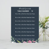 Papier Narcisse blanc sur carton de disposition de sièges (Debout devant)