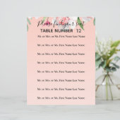 Papier Narcisse blanc sur Mariage rose circulaire (Debout devant)