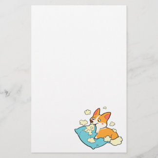 Papier Naughty Corgi