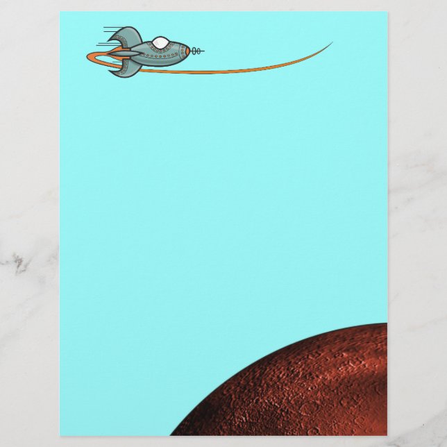 Papier Navire spatial (Devant)