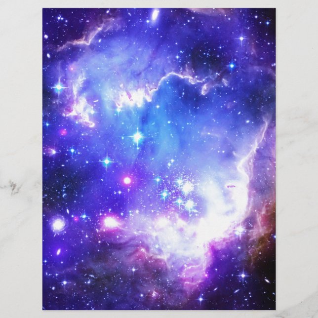 Papier Nebula bleue (Devant)