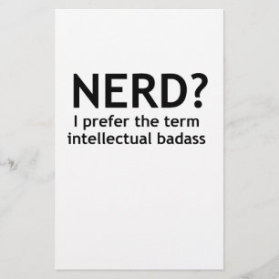Papier NERD ? Drôle, design geek