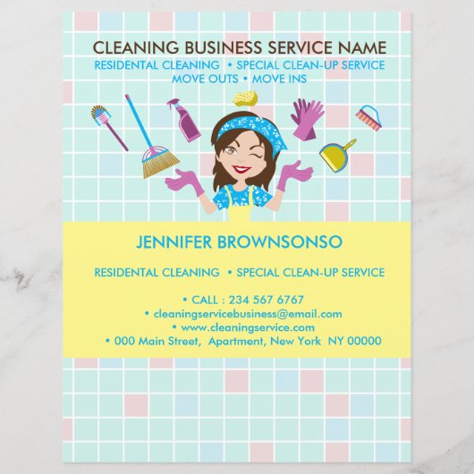 Papier Nettoyage Billets Janitorial Publicité Circulaire (Dos)