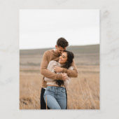 Papier Nettoyer le mariage budgétaire noir et blanc Enreg (Dos)