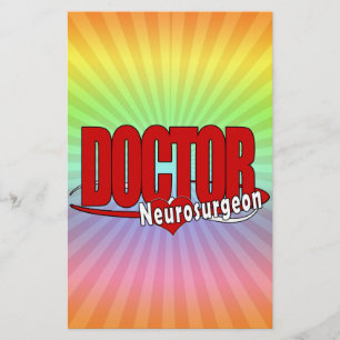 Papier Neurochirurgien de DOCTEUR BIG RED de LOGO