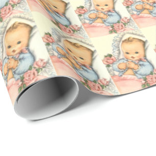 papier neutre d'enveloppe de cadeau de BABY SHOWER