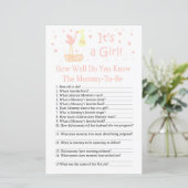 Papier Nid de cigogne Connaissez-vous bien le jeu de baby (Debout devant)