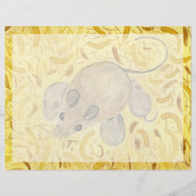 Papier Nid de souris (Devant)