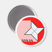 Papier Ninja Star Magneet (Voorkant / Achterkant)