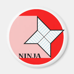 Papier Ninja Star Magneet