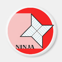 Papier Ninja Star Magnet