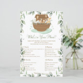 Papier Noah's Ark Greenery What's In Your Phone Game (Debout devant)