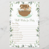 Papier Noah's Ark Greenery Wives for Baby Activity (Devant)