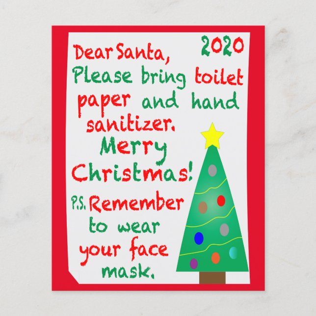 Papier Noël 2020 en mémoire (Devant)