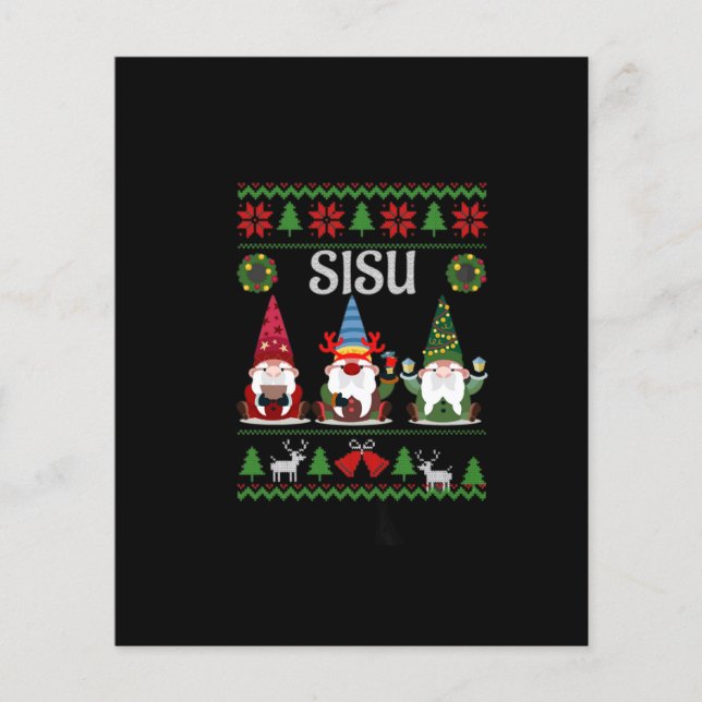 Papier noël de sisu (Devant)